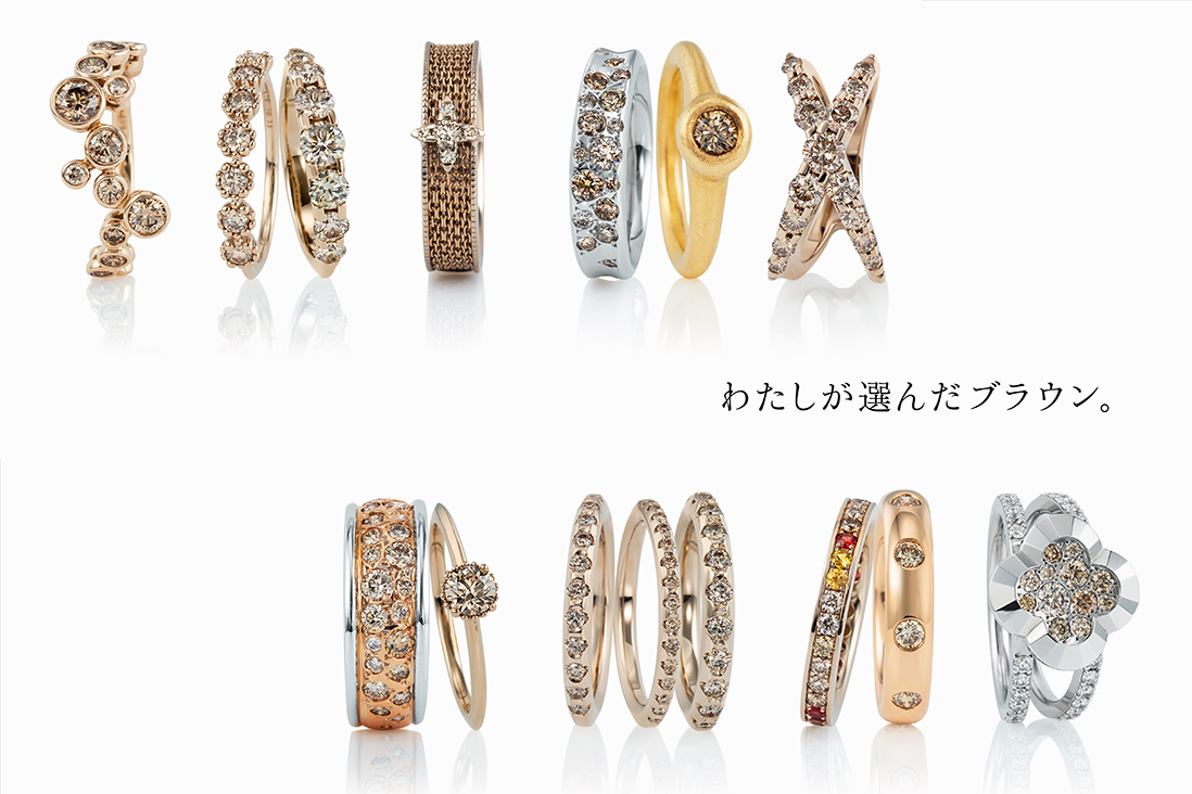 カシケイ  バンドシリーズ　ピアス 18P/K18WG/2.6g/0.26ct